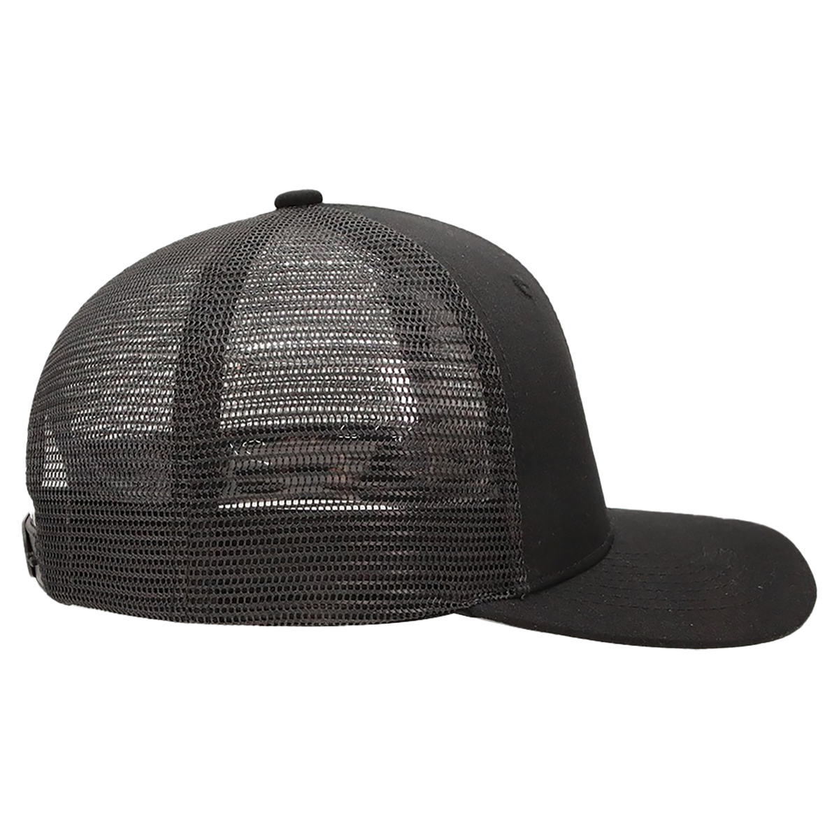 BrimCo Classic Trucker Hat - Black-Black