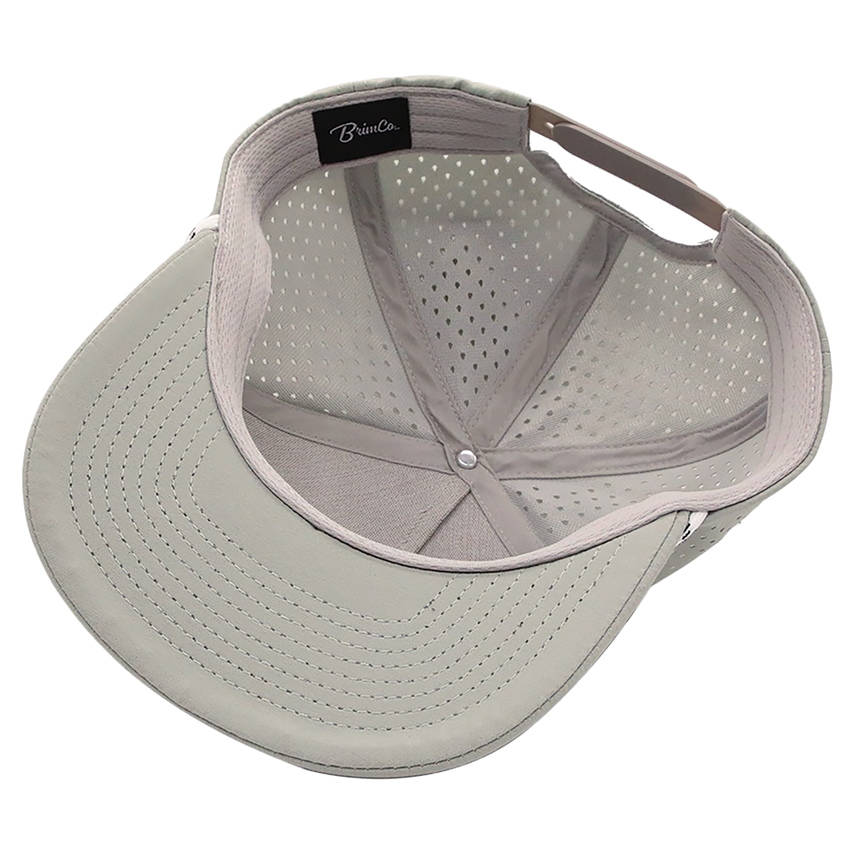 BrimCo Performance Rope Hat - Light Gray-White Rope