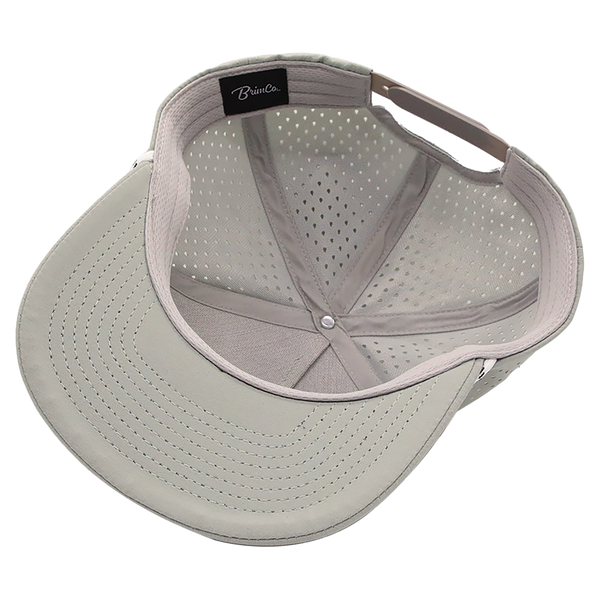 BrimCo Performance Rope Hat - Light Gray-White Rope
