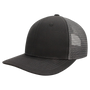 BrimCo Classic Trucker Hat - Black-Charcoal