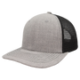 BrimCo Classic Trucker Hat - Heather Gray-Black