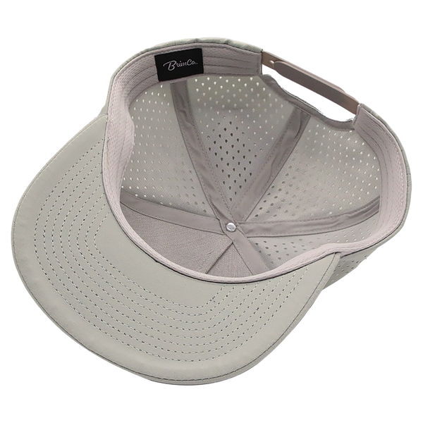 BrimCo Performance Hat - All Light Gray