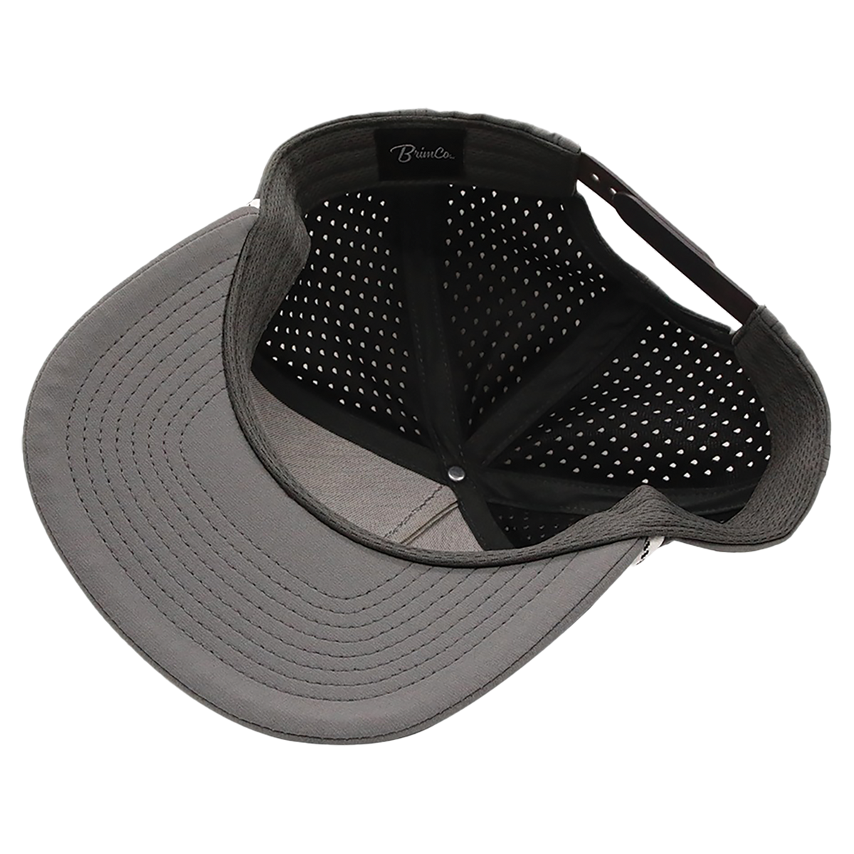 Rope BrimCo Performance Rope Hat - Dark Gray-White Rope
