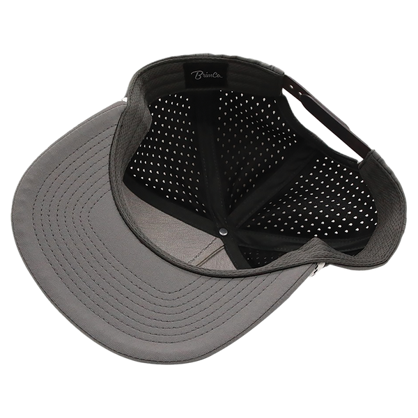 Rope BrimCo Performance Rope Hat - Dark Gray-White Rope
