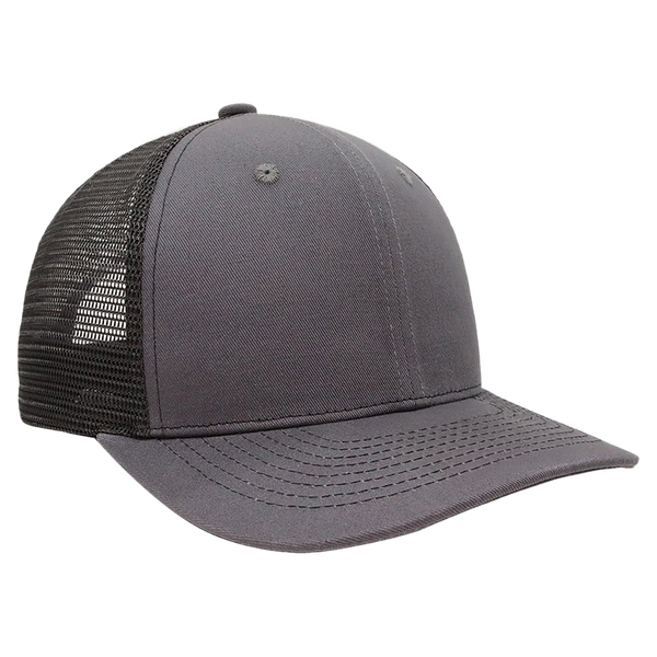 BrimCo Classic Trucker Hat - Charcoal-Black