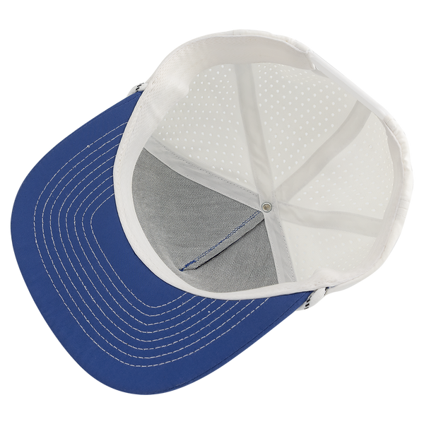 BrimCo Performance Rope Hat - Royal Blue/White-White Rope