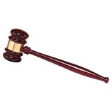 Rosewood Piano Finish Gavel - Laser Engraved Gift