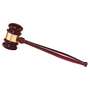 Rosewood Piano Finish Gavel - Laser Engraved Gift