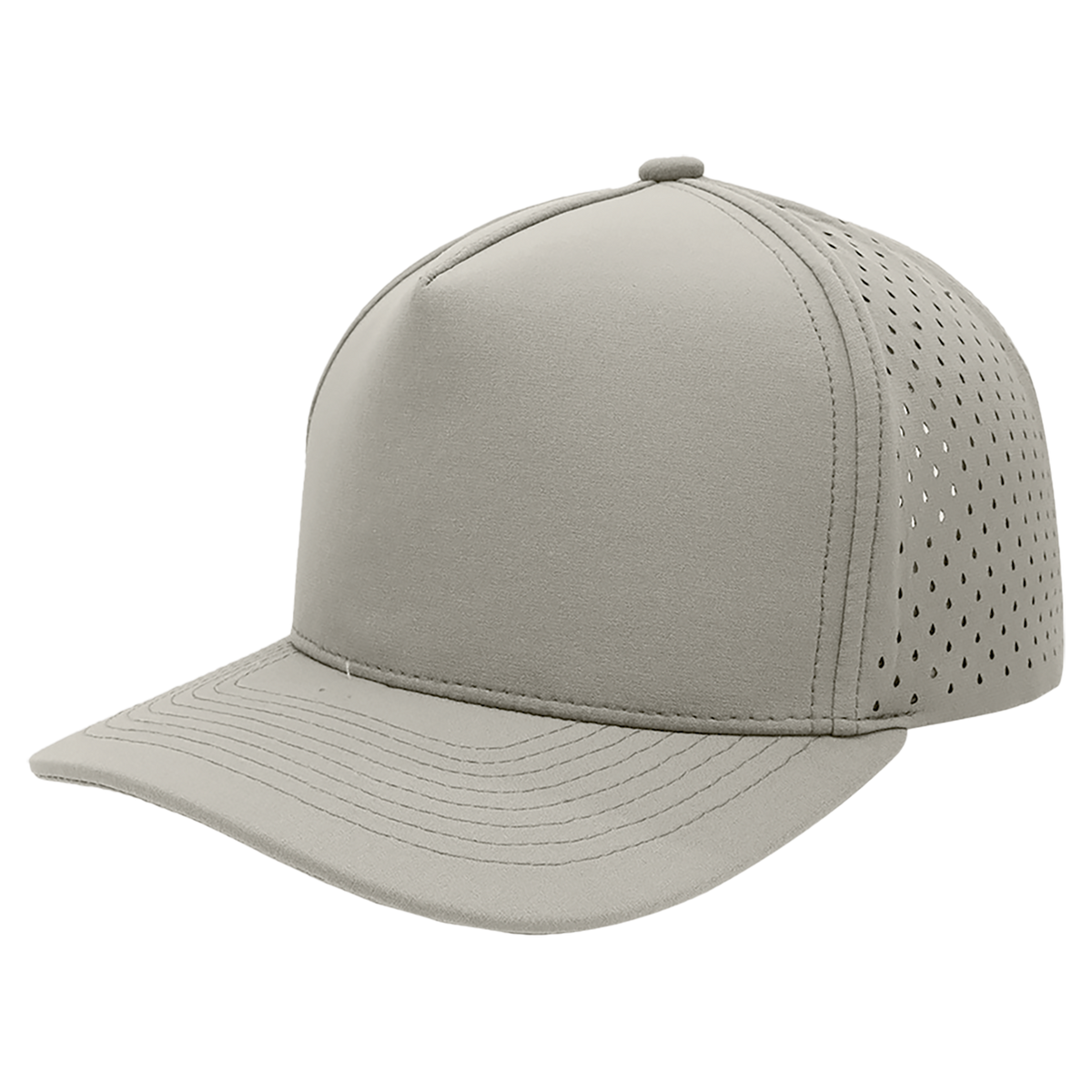 BrimCo Performance Hat - All Light Gray