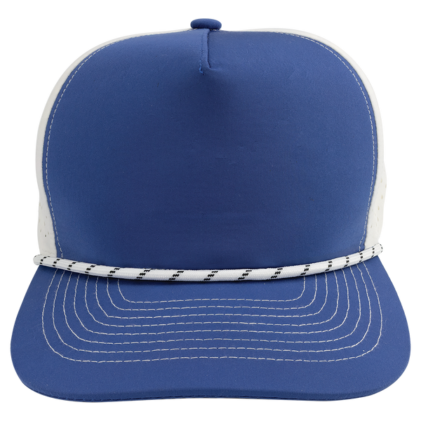 BrimCo Performance Rope Hat - Royal Blue/White-White Rope