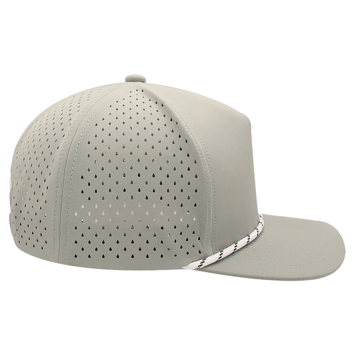 BrimCo Performance Rope Hat - Light Gray-White Rope