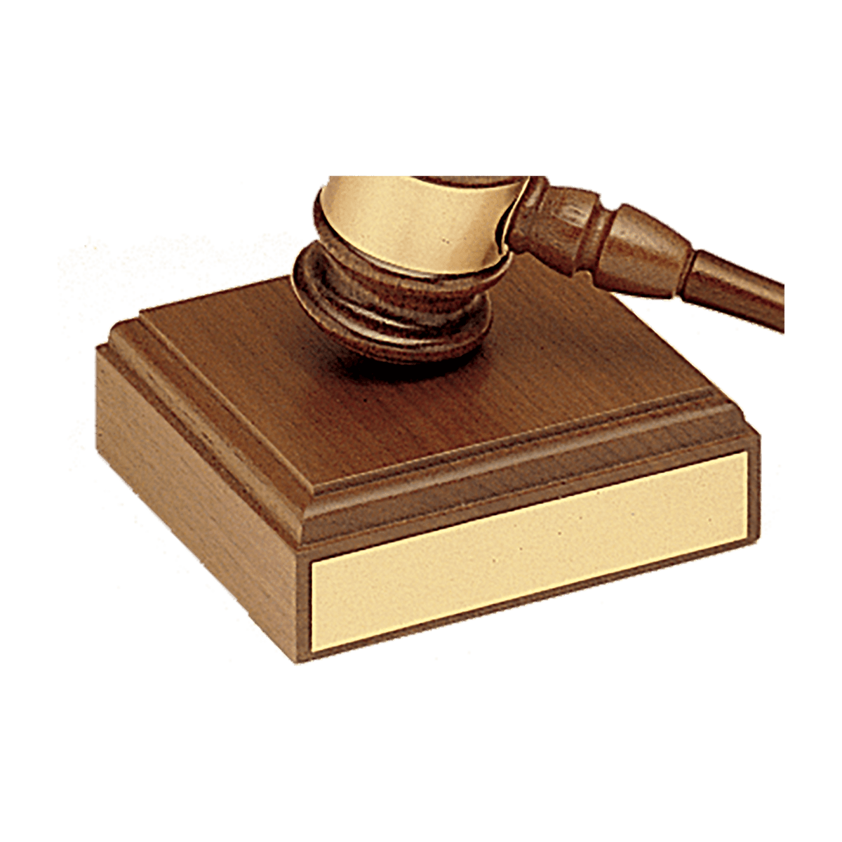 Gavel Sounding Block (Block Only) - Laser Engraved Gift