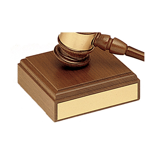 Gavel Sounding Block (Block Only) - Laser Engraved Gift