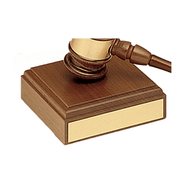 Gavel Sounding Block (Block Only) - Laser Engraved Gift