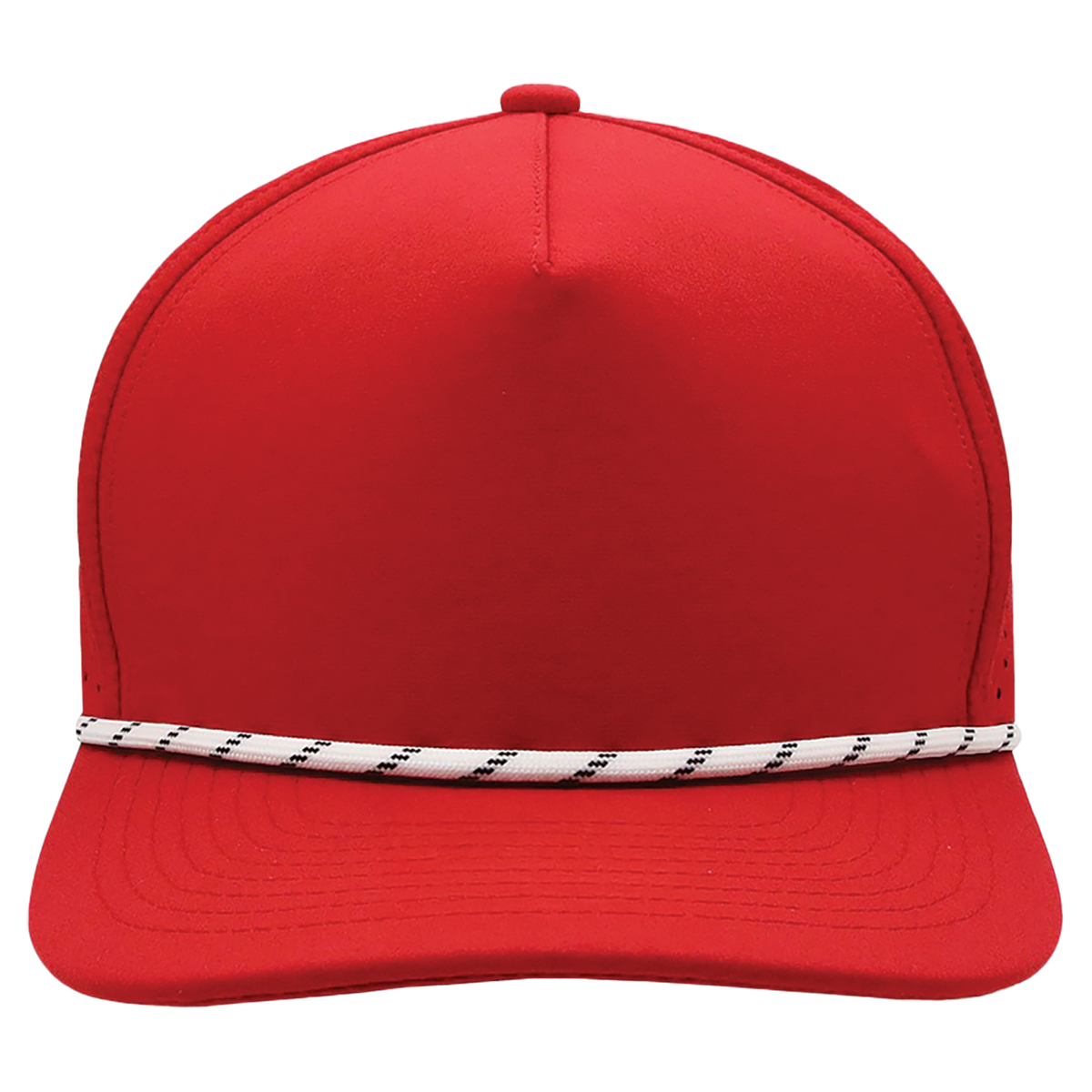 BrimCo Performance Rope Hat - Red-White Rope