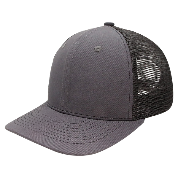 BrimCo Classic Trucker Hat - Charcoal-Black