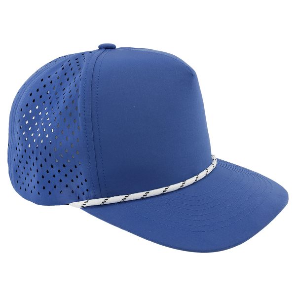 BrimCo Performance Rope Hat - All Blue-White Rope