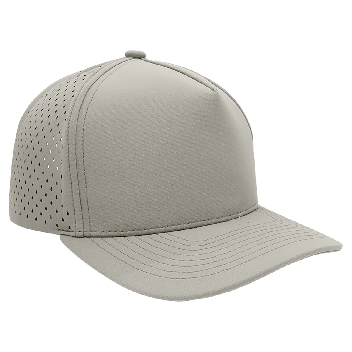 BrimCo Performance Hat - All Light Gray