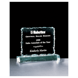 Crushed Ice Jade Acrylic - Laser Engraved Gift