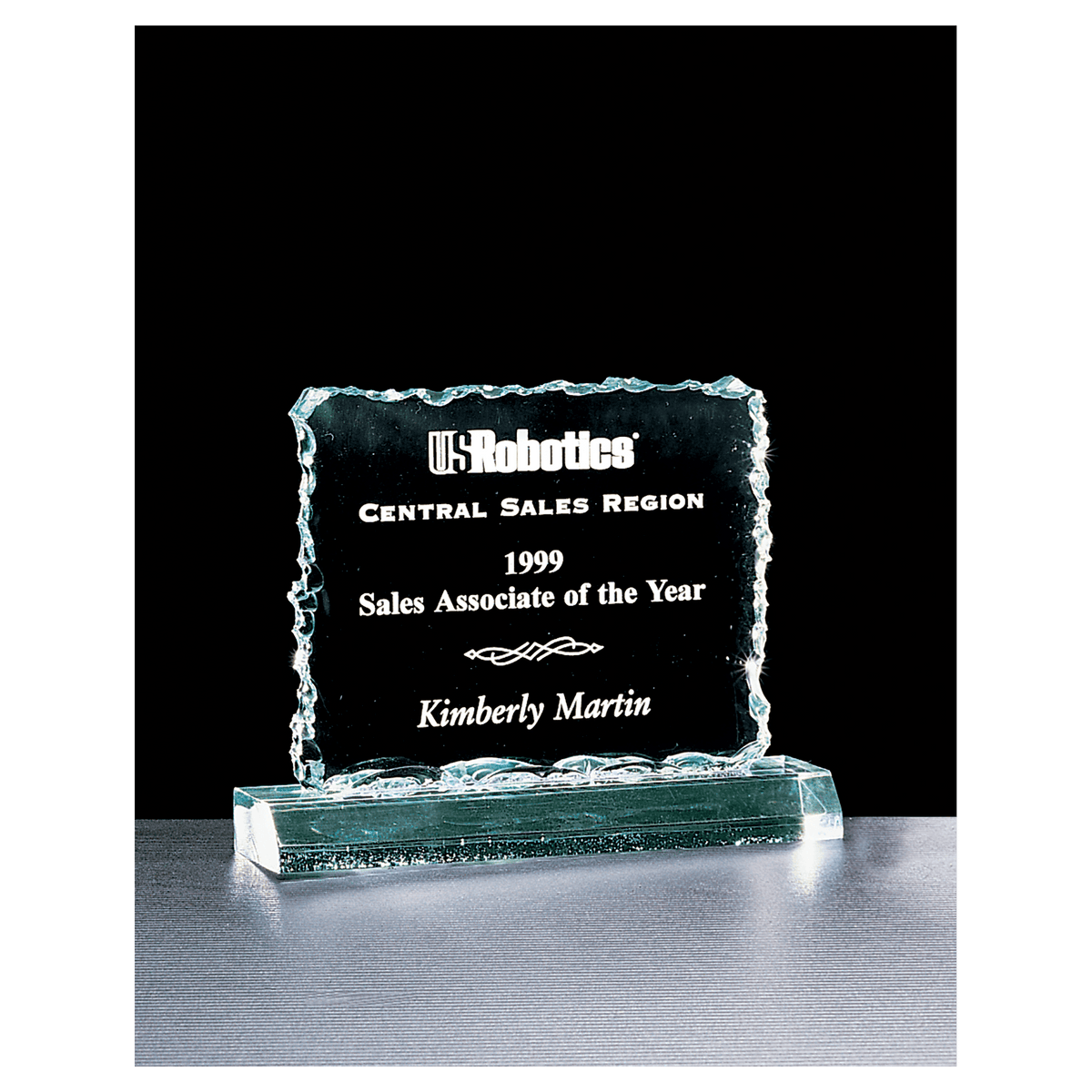 Crushed Ice Jade Acrylic - Laser Engraved Gift