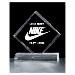 Diamond Series Clear Acrylic - Laser Engraved Gift