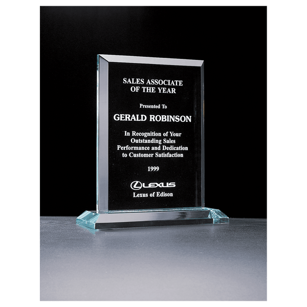 Apex Series Jade Acrylic Award - Laser Engraved Gift