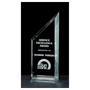 Zenith Series Jade Acrylic Free Standing Award - Laser Engraved Gift