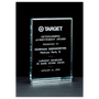 Classic Series Jade Acrylic Free Standing Award - Laser Engraved Gift