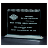 Tidal Series Jade Acrylic Award - Laser Engraved Gift