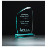 Tidal Series Jade Acrylic Award - Laser Engraved Gift