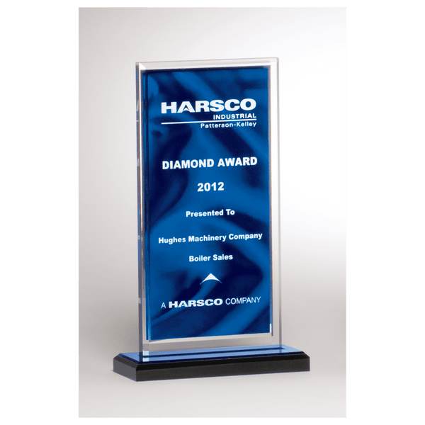 Dark Draped Satin Patterned Acrylic with Silver Mirror Border, Black Base - Laser Engraved Gift