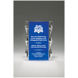 Freestanding Acrylic with Background and Carved Jewel Accents - Laser Engraved Gift