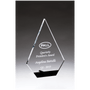 Diamond Series Clear Acrylic with Accent and Silver Post - Laser Engraved Gift