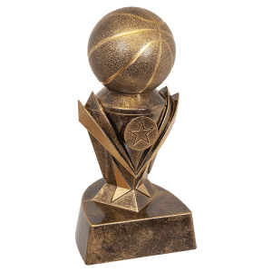 Basketball Astro Award Resin Trophy - Custom Engraved Award