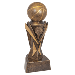 Basketball Astro Award Resin Trophy - Custom Engraved Award
