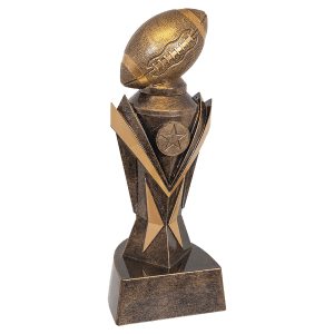 Football Astro Award Resin Trophy - Custom Engraved Award