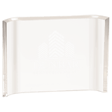 Clear Crescent Acrylic - Laser Engraved Gift