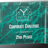 Marble Crescent Acrylic - Custom Engraved Award