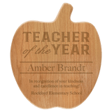 Alder Apple Plaque - Custom Engraved Plaque