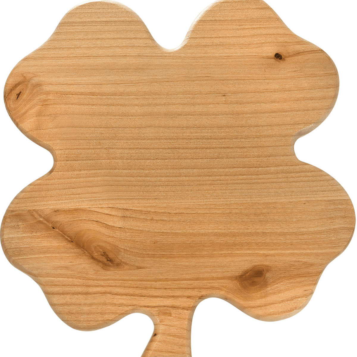 Alder Clover Plaque - Custom Engraved Plaque