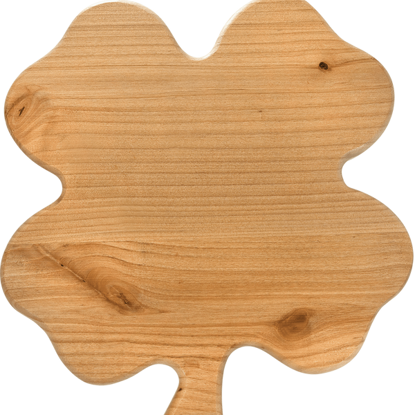 Alder Clover Plaque - Custom Engraved Plaque