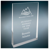 Clear Wedge Acrylic - Custom Engraved Award