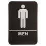 Black-White Men Accessible Restroom Sign - ADA Compliant Sign