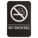 Black-White No Smoking ADA Sign - ADA Compliant Sign