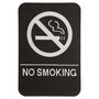 Black-White No Smoking ADA Sign - ADA Compliant Sign