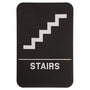 Black-White Stairs ADA Sign - ADA Compliant Sign