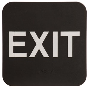 Black-White Exit ADA Sign - ADA Compliant Sign