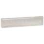 Clear 10" Acrylic Desk Wedge - Laser Engraved Corporate Gift