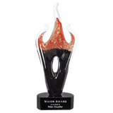 Flame Art Glass - Laser Engraved Drinkware
