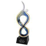 Solo Figure Rising - Custom Engraved Award
